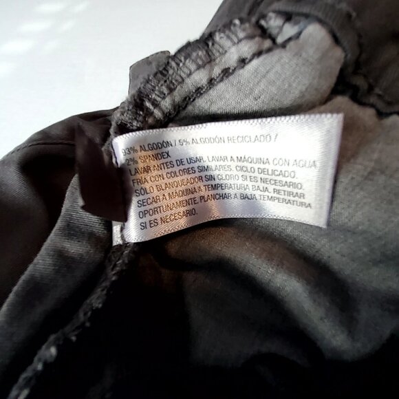 Wild Fable Black Cargo Pants With Elastic Waistband & Multiple Pockets Size M - Picture 7 of 13